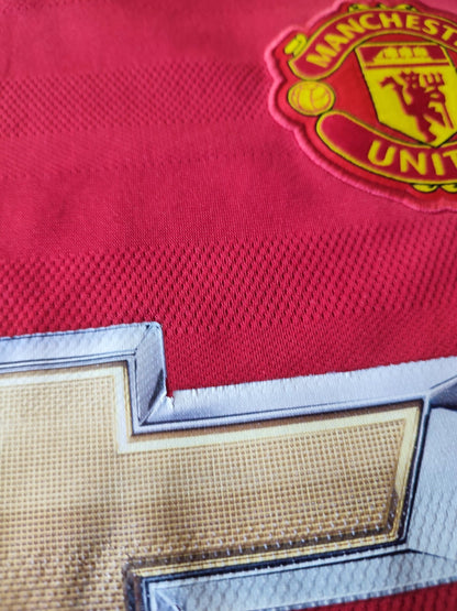 Manchester United 2015 2016 home Size L Adidas soccer shirt jersey football kit