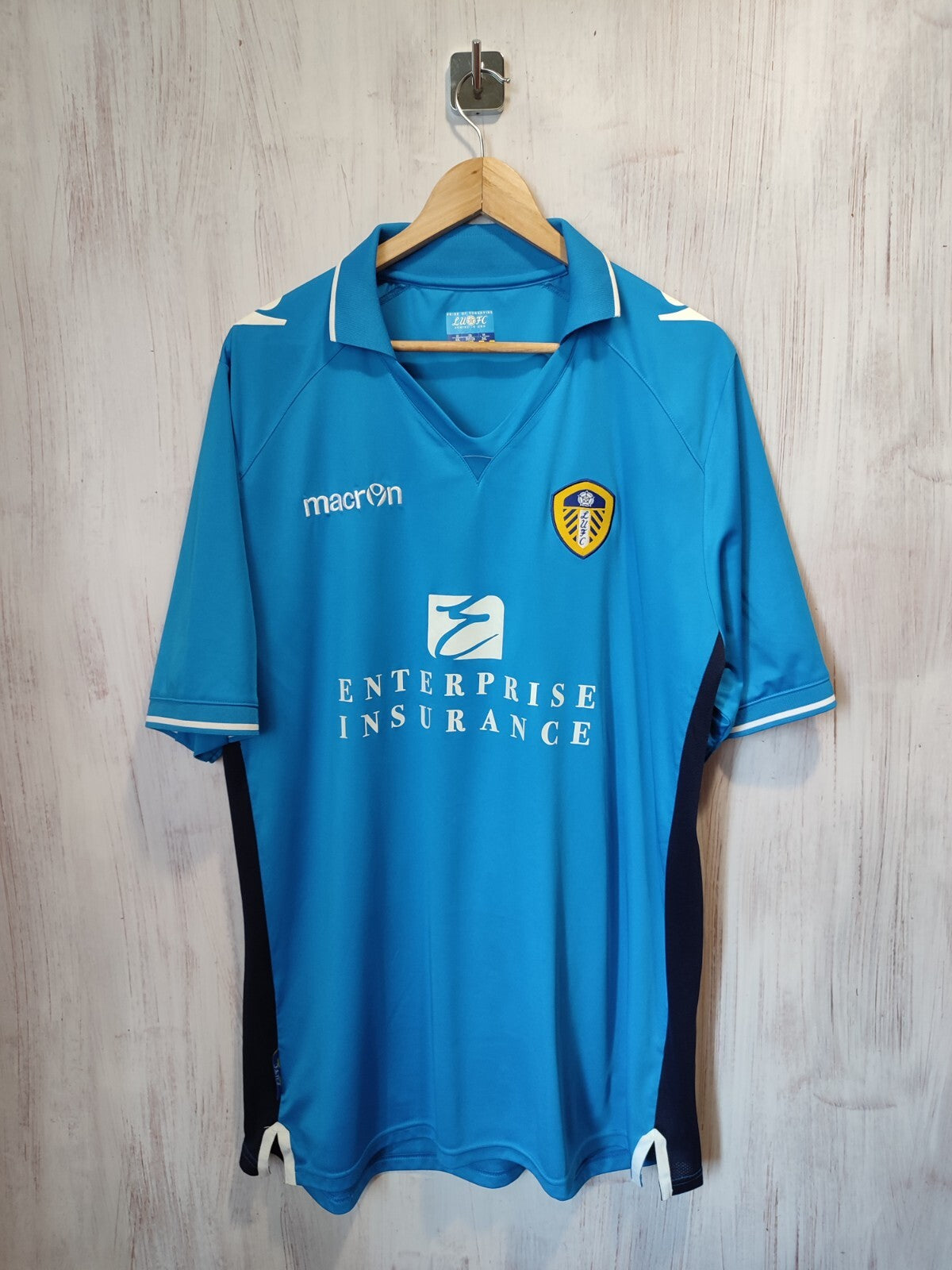 Leeds United 2012 2013 away Size 3XL Macron jersey shirt soccer football kit tee