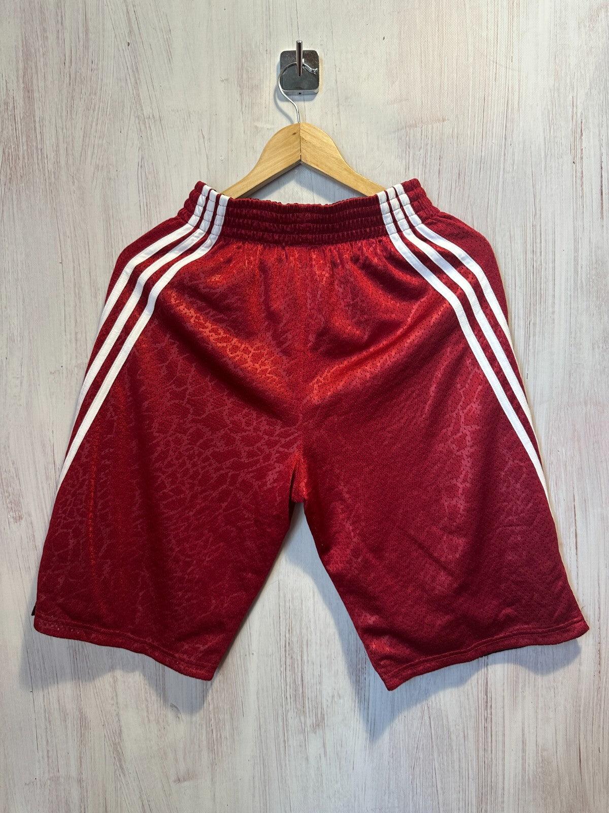 5+/5 Miami Heat Size M adidas kit shorts basketball red sport men's Medium