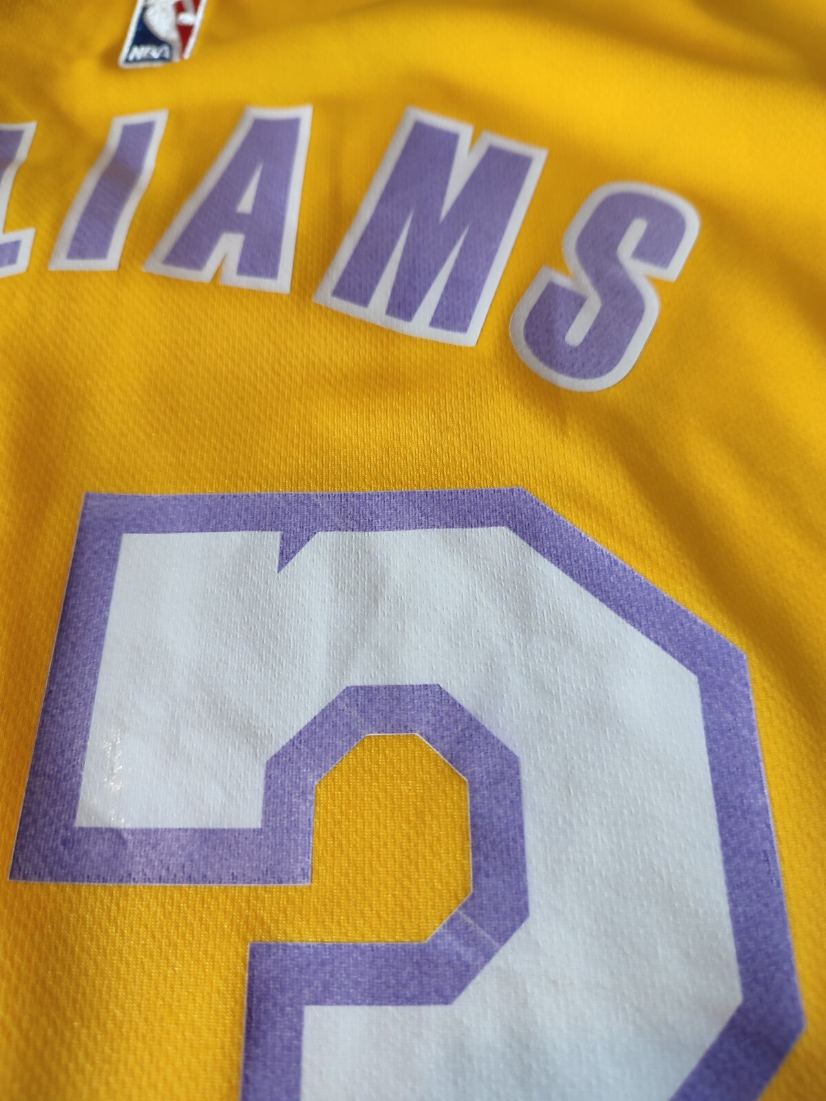 Los Angeles Lakers #Jason Williams Size L Adidas jersey shirt Basketball kit tee