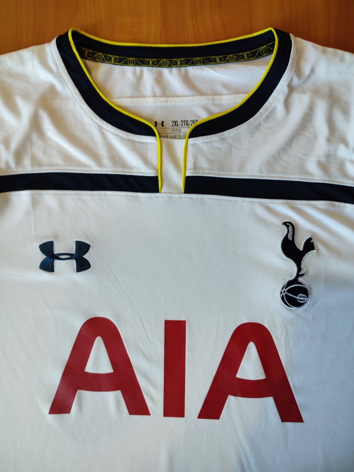 Tottenham Hotspur 2014 2015 home Sz 2XL Under Armour Spurs shirt jersey kit XXL