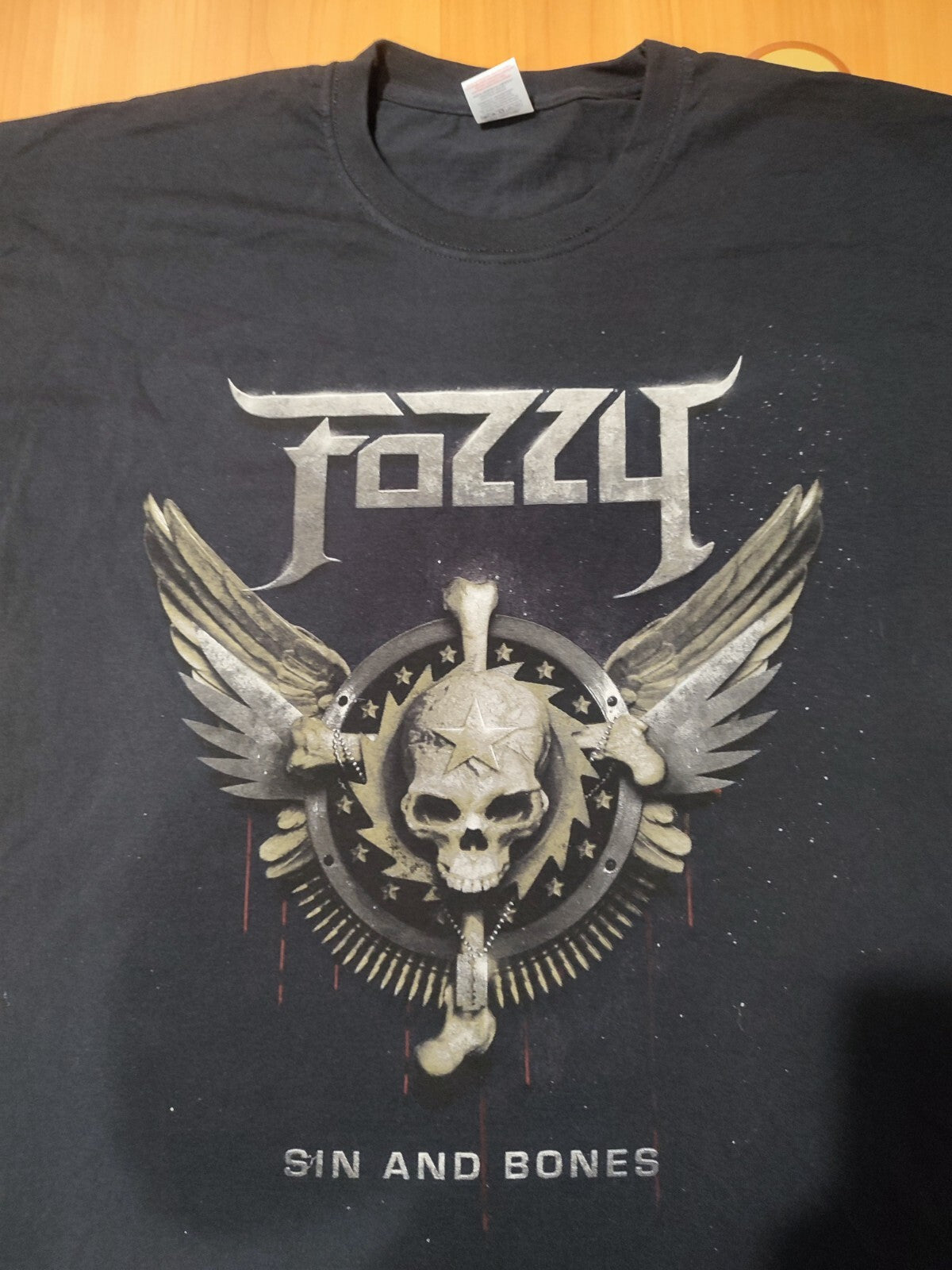 Fozzy 2012 Sin and bones Size 3XL Fruit of the loom jersey shirt tee  rock metal