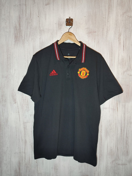 Manchester United 2022 2023 polo Size L jersey shirt soccer football tee Adidas