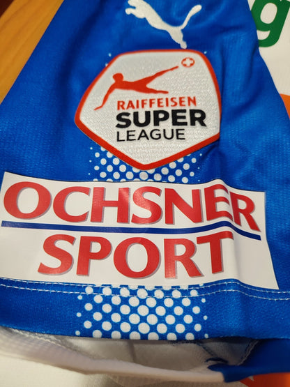Grasshoppers Club Zurich 2017 2018 home Size L football shirt jersey kit Fazliu