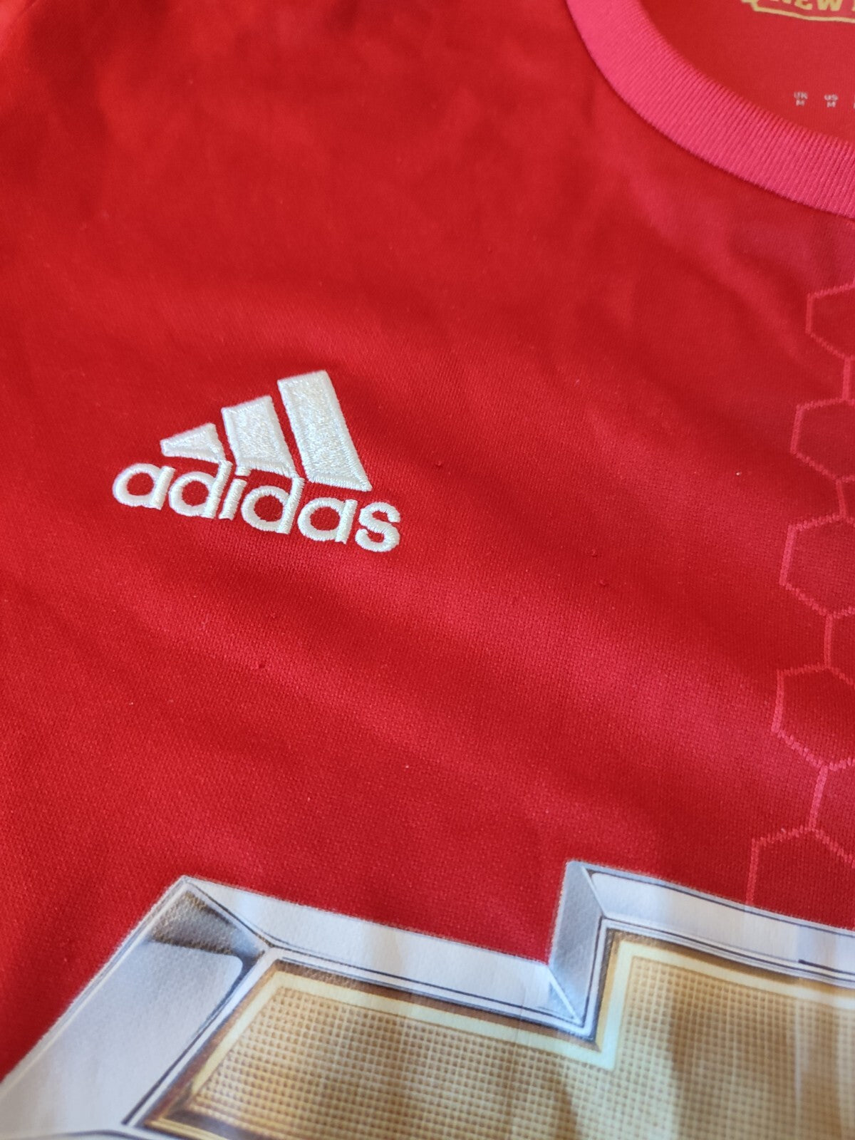 Manchester United 2015 2016 home Size M Adidas soccer shirt jersey football kit