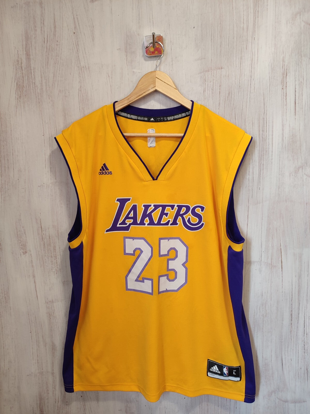 Los Angeles Lakers #Jason Williams Size L Adidas jersey shirt Basketball kit tee