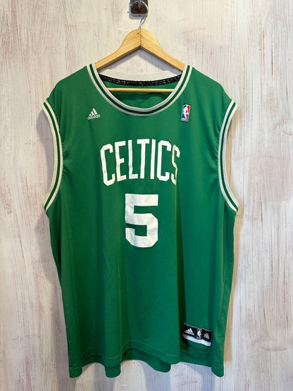 Boston Celtics #5 Kevin Garnett Size 2XL Adidas Basketball shirt jersey kit XXL