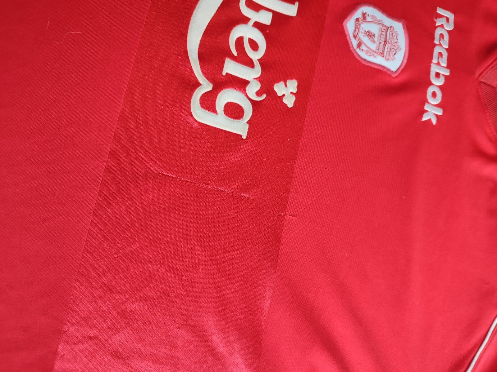FC Liverpool 2000 2001 2002 home 2XL Reebok shirt soccer jersey kit football XXL