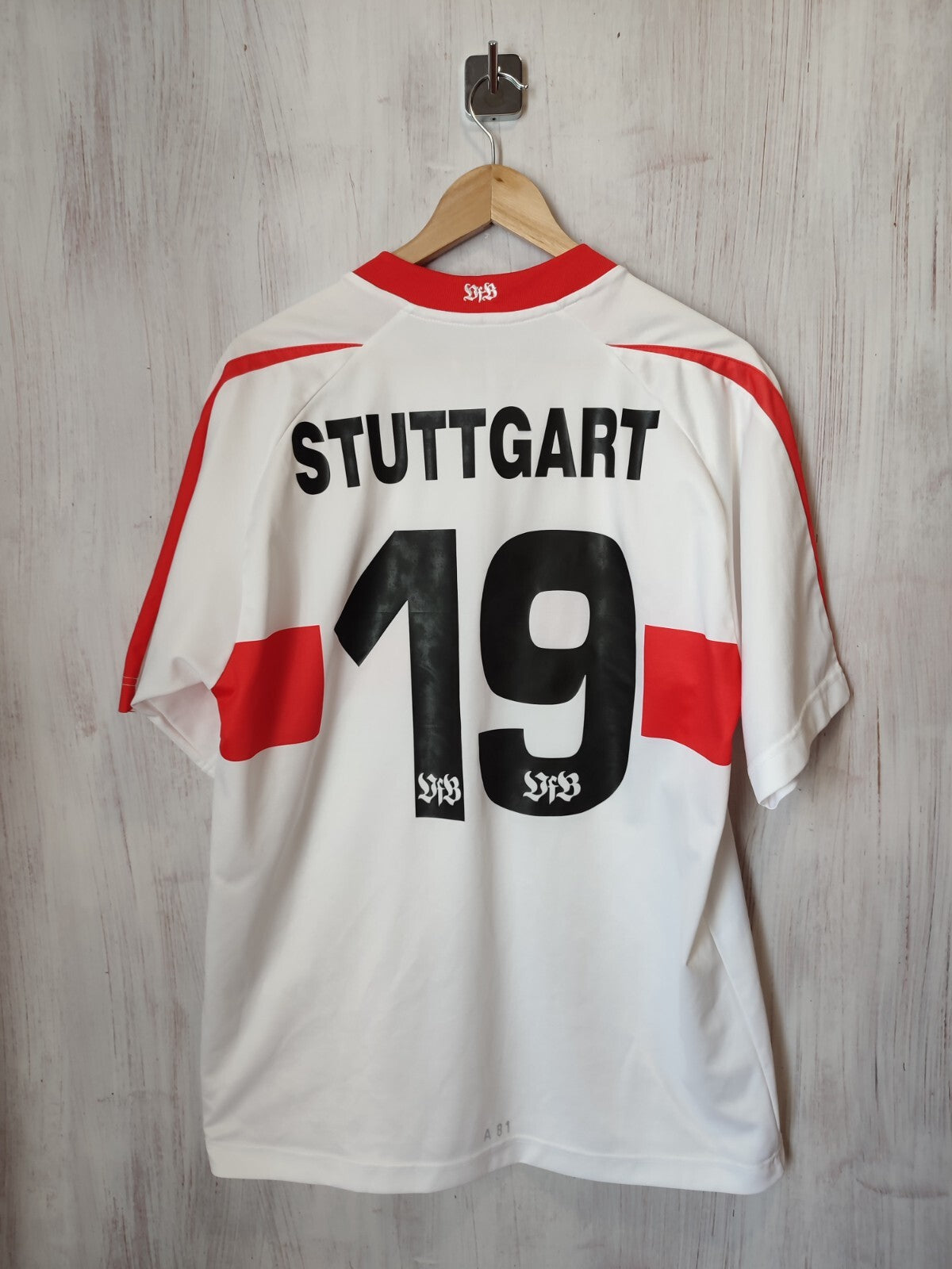 VFB Stuttgart 2002 2003 home Sz L Puma shirt jersey soccer football maillot kit