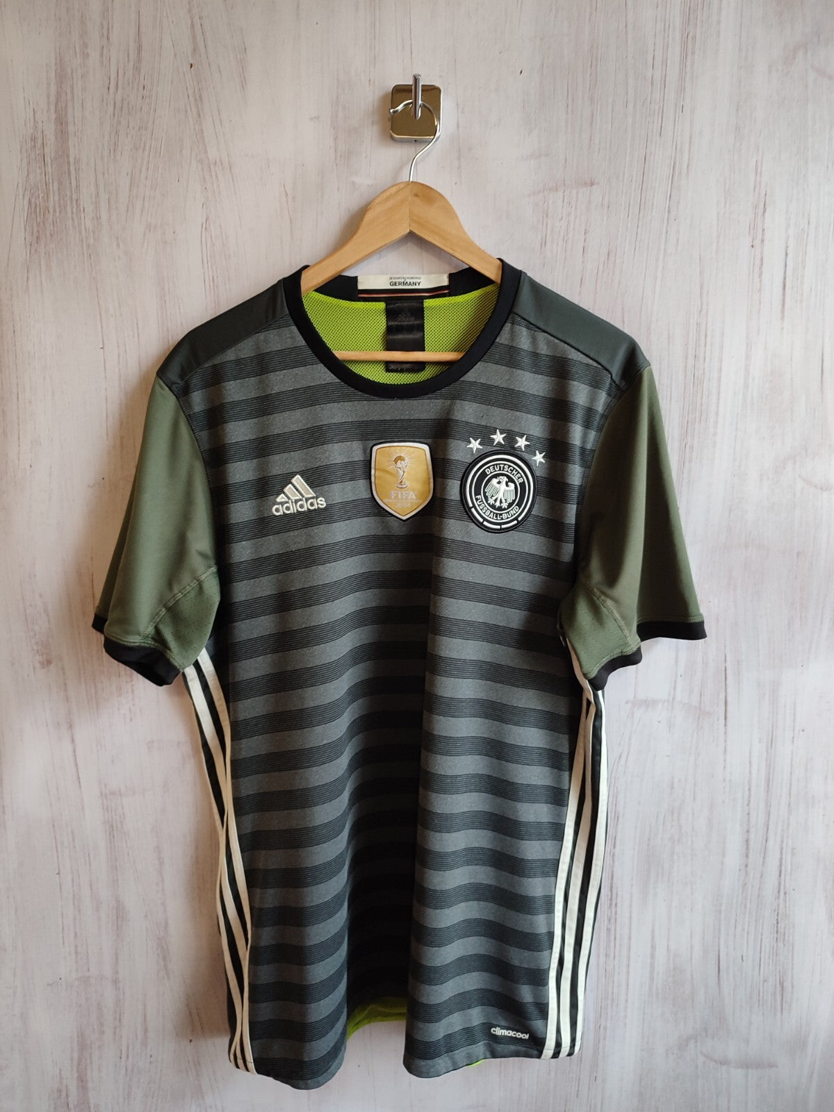 Deutschland 2016 2017 away Sz XL Germany Adidas shirt jersey soccer Reversible