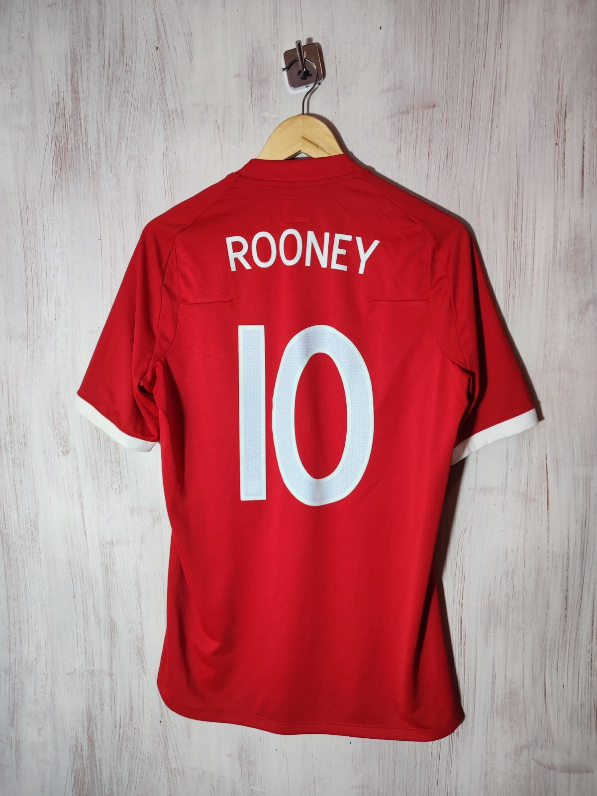 England 2010 2011 2012 away Size M 40" shirt jersey football soccer kit Rooney