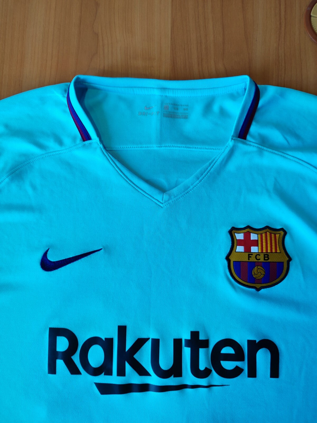 FC Barcelona 2017 2018 away 2XL Nike shirt jersey soccer football kit XXL Messi