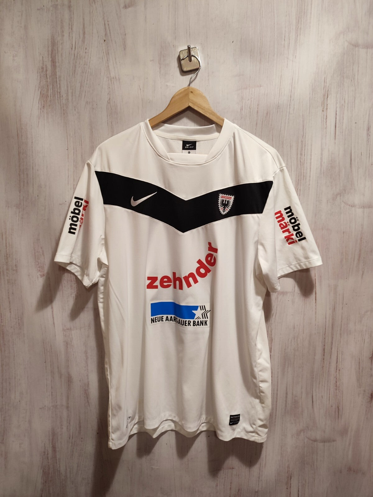FC Aarau 2011 2012 home Size XL Nike football shirt jersey trikot soccer kit tee
