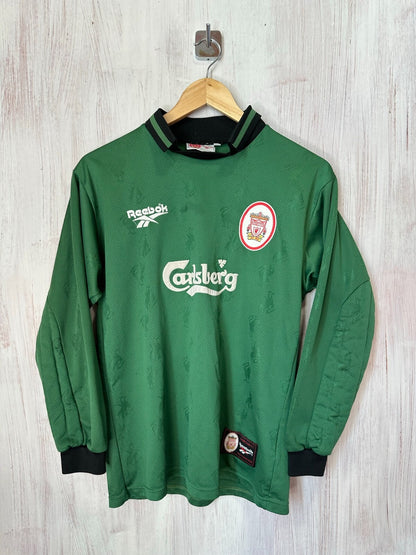 FC Liverpool 1996 1997 1998 Goalkeeper YOUTH Reebok shirt soccer jersey kit