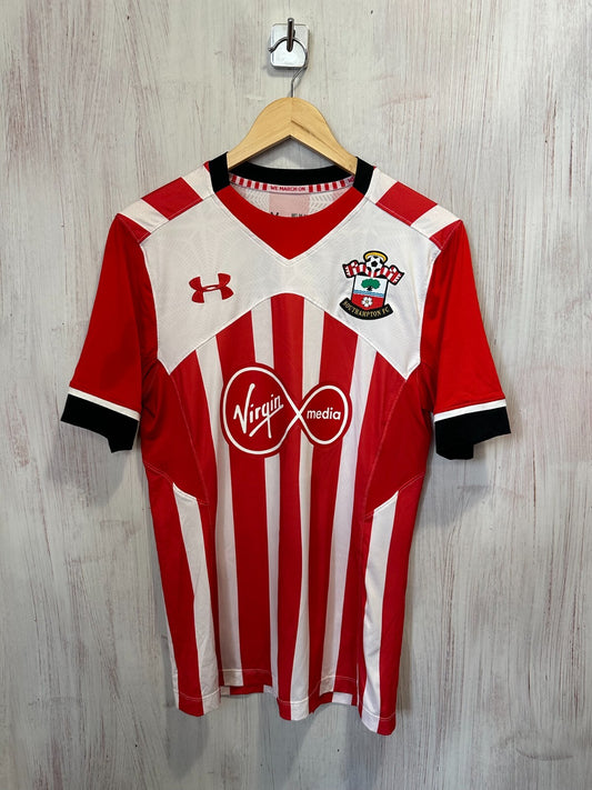 Southampton 2016 2017 home Size M Under Armour football soccer shirt jersey kit