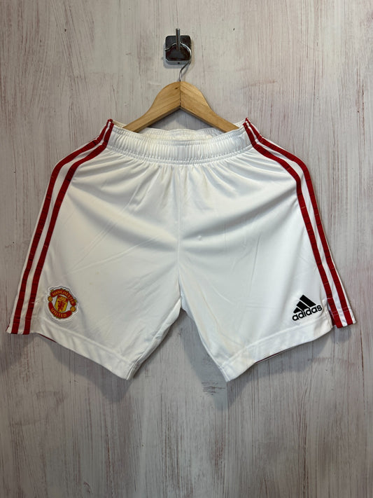 Manchester United 2020 2021 home Size XS Adidas soccer football shorts kit white