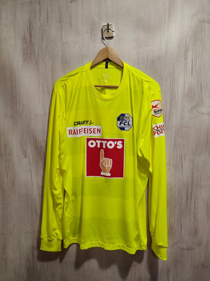 FC Luzern 2020 2021 goalkeeper Sz L Craft jersey shirt soccer football GK Jacot