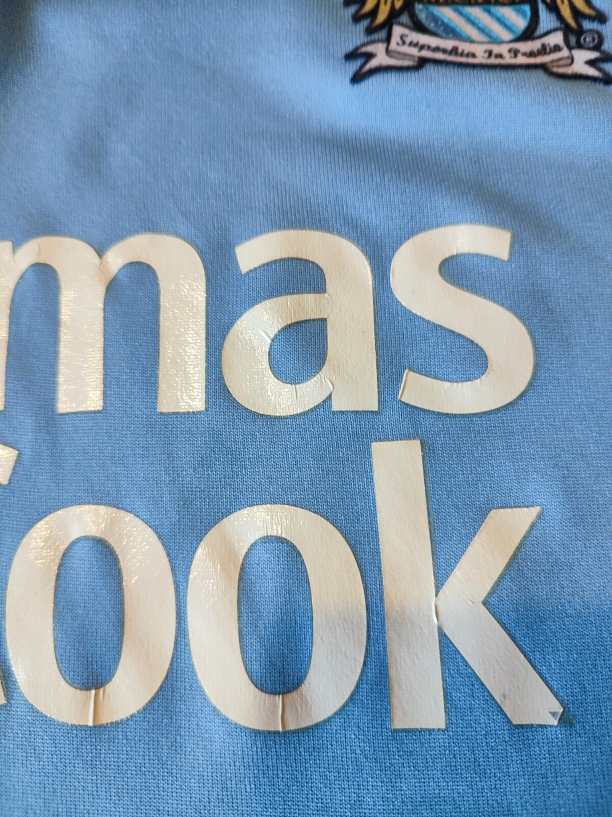 Manchester City 2006 2007 home Sz XL shirt jersey soccer football kit tee Reebok