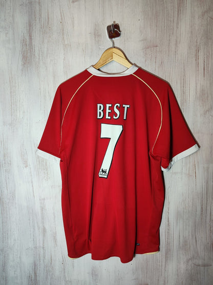 Manchester United 2006 2007 home Sz L shirt jersey soccer football kit Nike Best