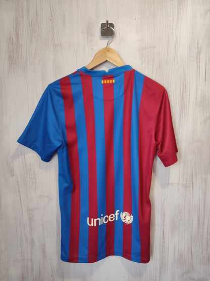FC Barcelona 2021 2022 home Sz S Nike shirt jersey Barca FCB soccer football kit