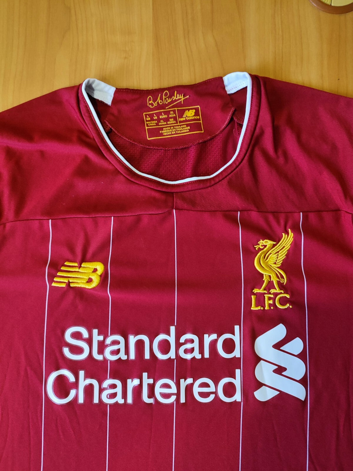 FC Liverpool 2019 2020 home Size L shirt soccer football jersey kit maillot tee