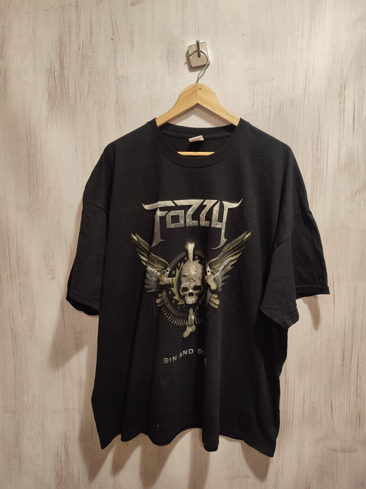Fozzy 2012 Sin and bones Size 3XL Fruit of the loom jersey shirt tee  rock metal