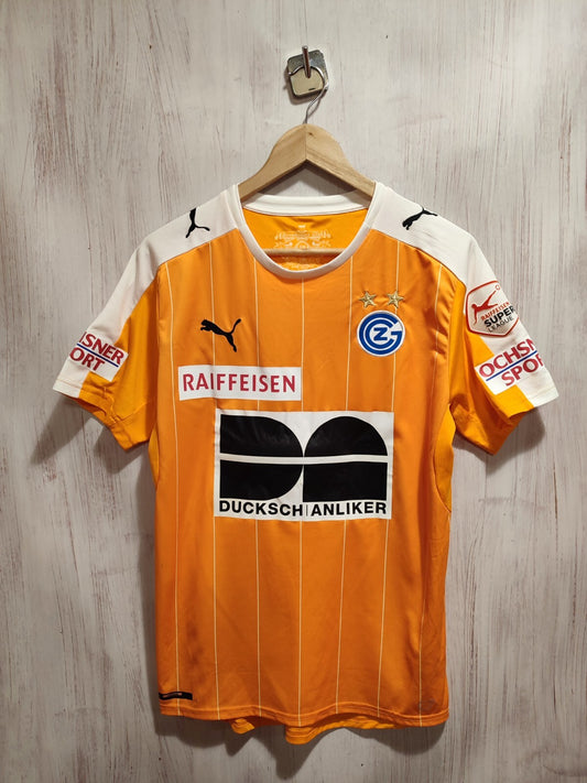 Grasshoppers Club Zurich 2016 2017 away Size M football shirt jersey kit Pickel