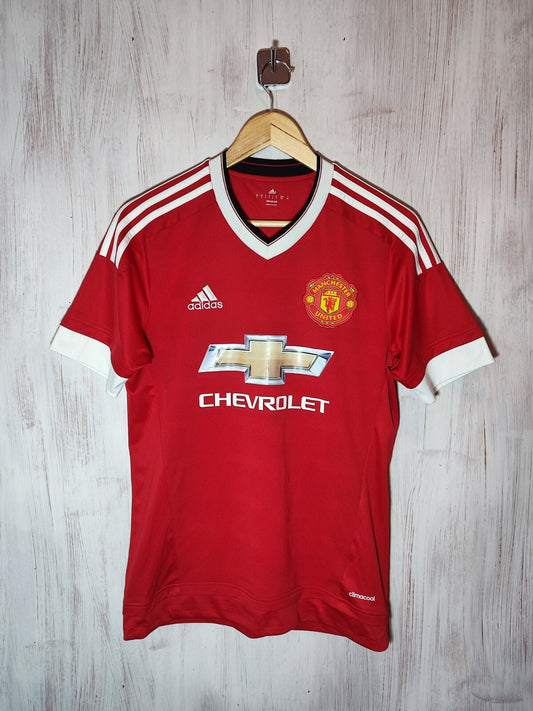 Manchester United 2015 2016 home Size S Adidas soccer shirt jersey football kit