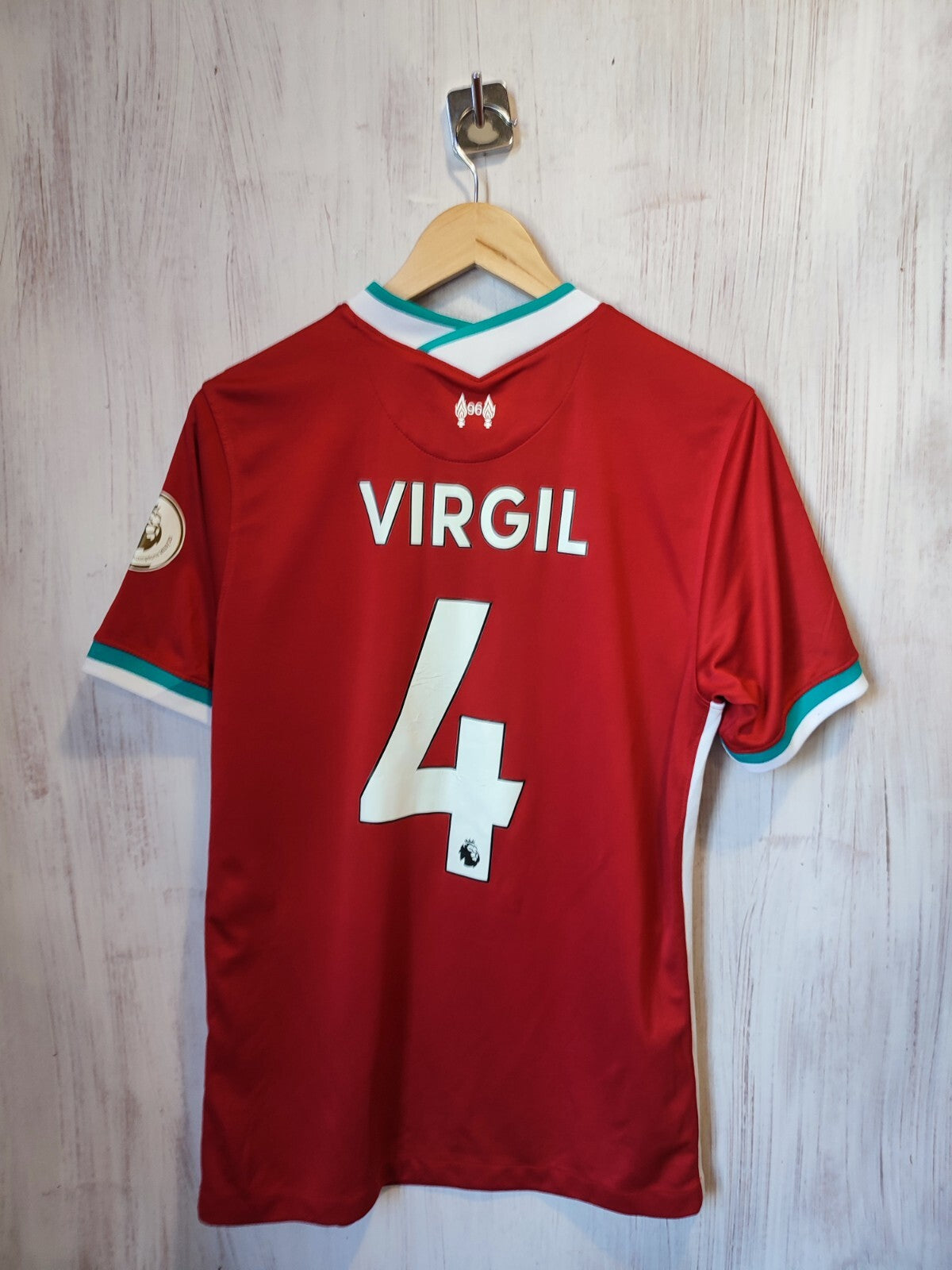 FC Liverpool 2020 2021 home Size M Nike shirt soccer jersey kit football Virgil