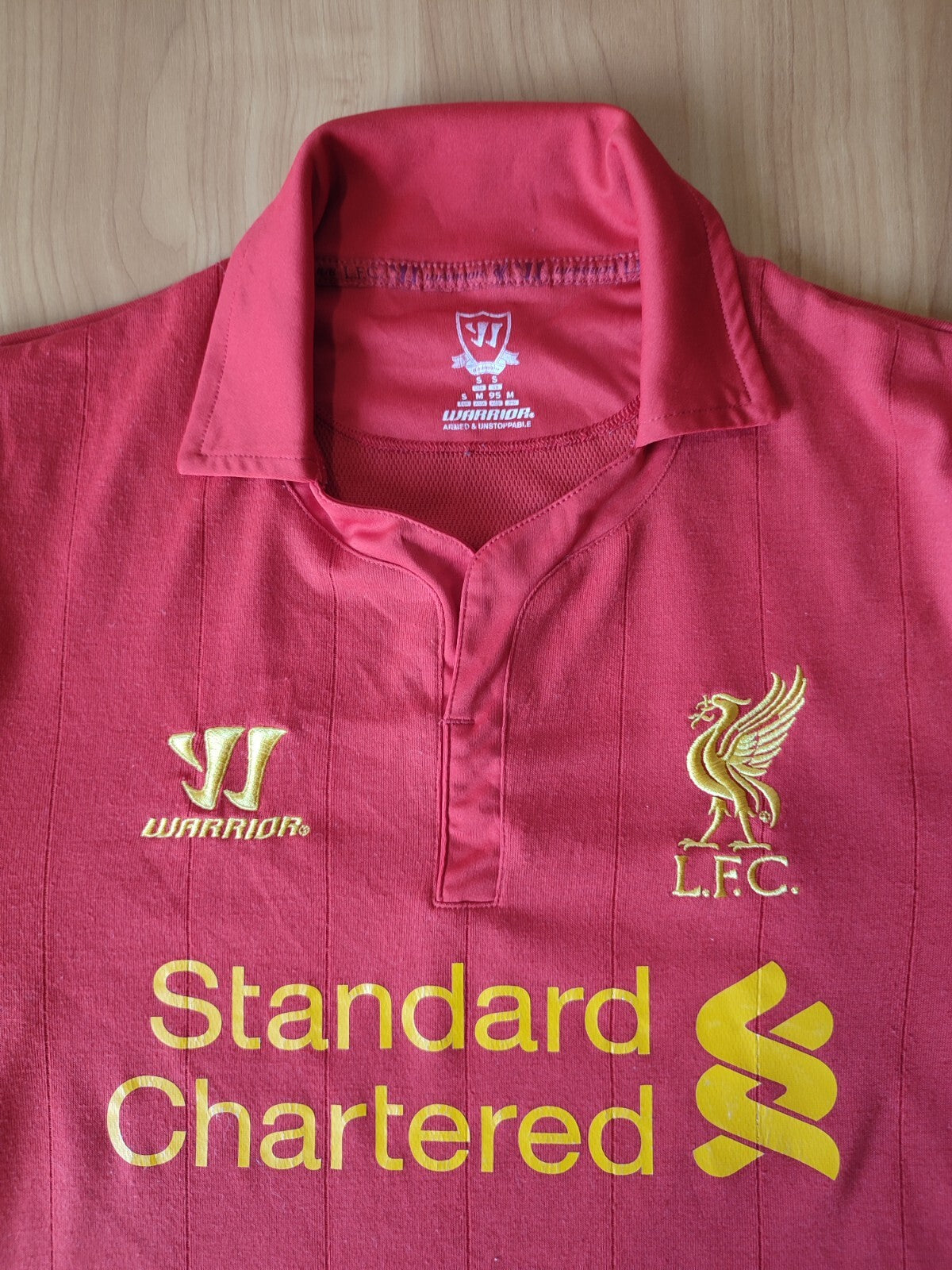 FC Liverpool 2012 2013 home Size S football shirt jersey soccer tee kit Warrior