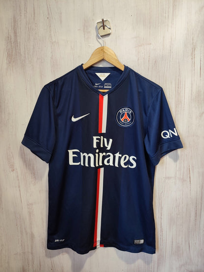 Paris Saint-Germain 2014 2015 home Sz M jersey shirt football soccer Ibrahimovic