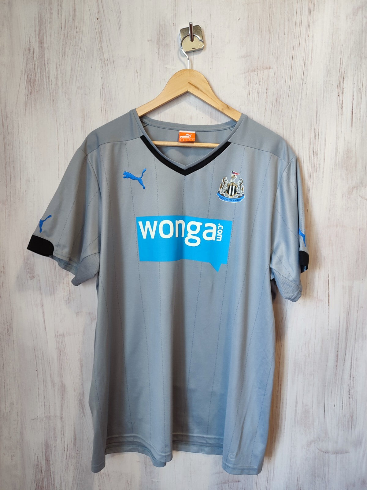 Newcastle United 2014 2015 away Sz XL Puma football shirt jersey  soccer kit tee