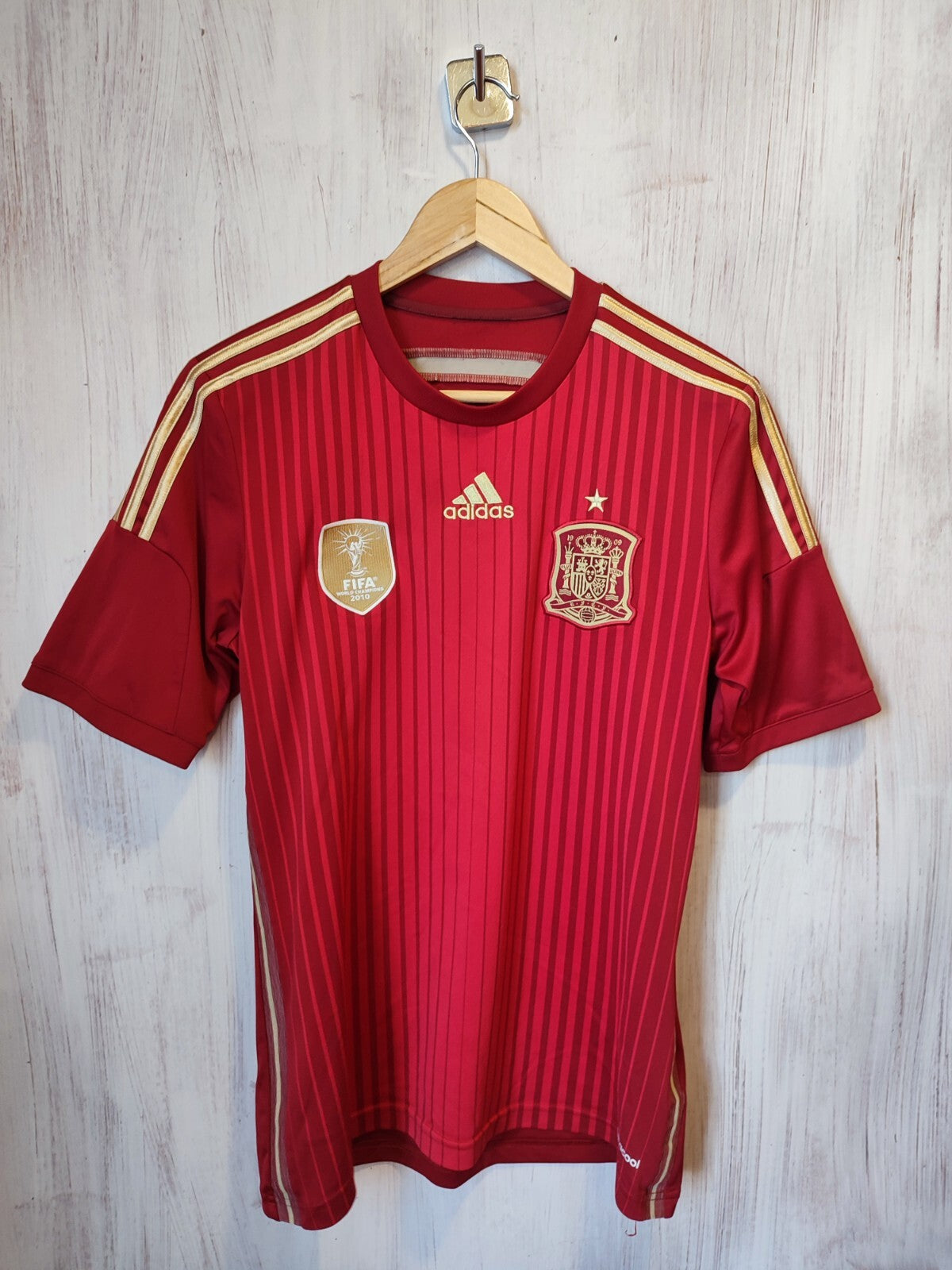 Spain 2013 2014 2015 home Size S Adidas shirt jersey football soccer maillot kit