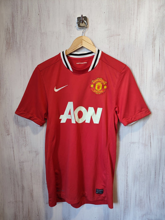 Manchester United 2011 2012 home Sz S Nike shirt jersey soccer football kit tee