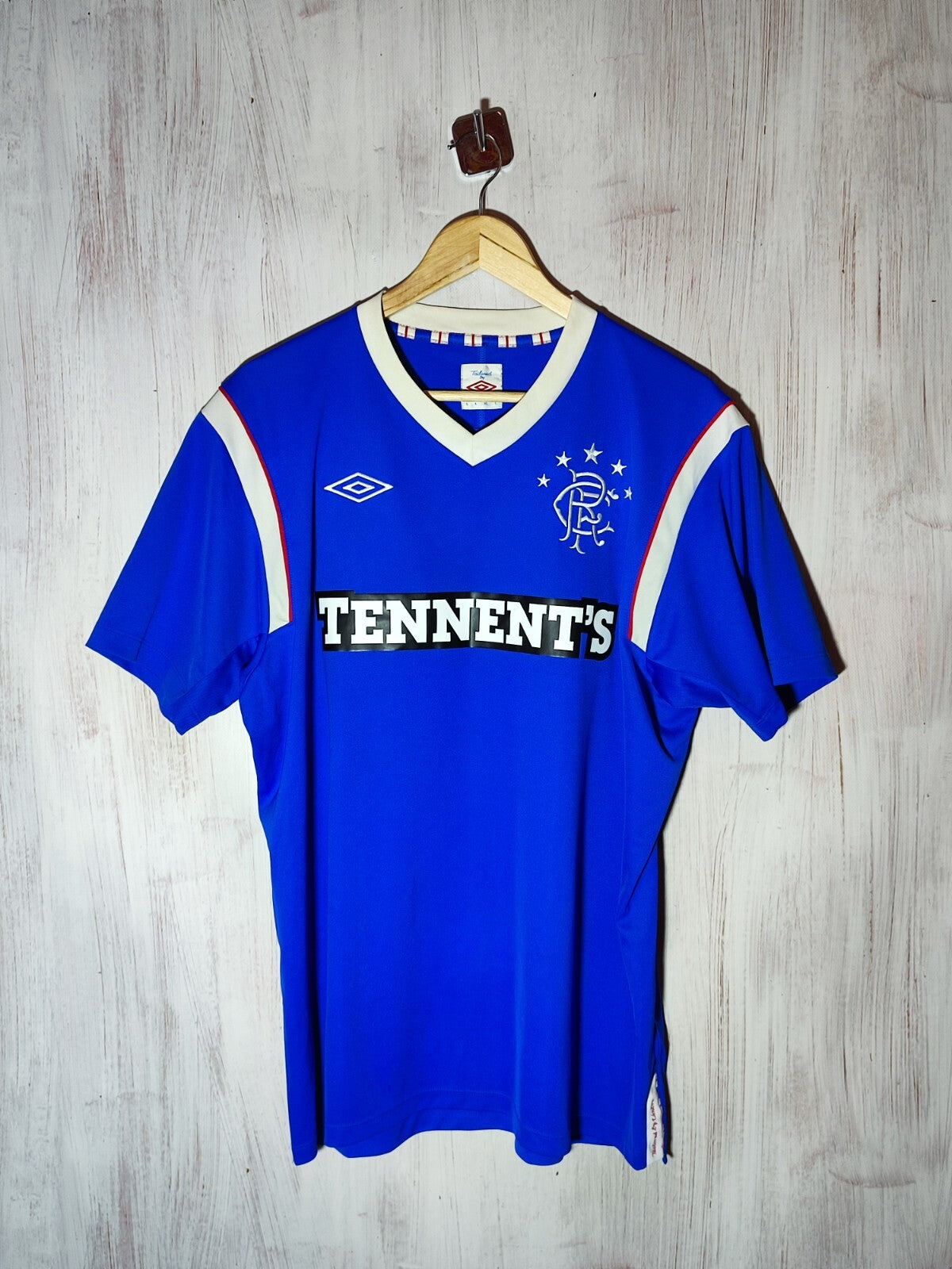Glasgow Rangers 2011 2012 home Size L football soccer shirt jersey kit tee Umbro