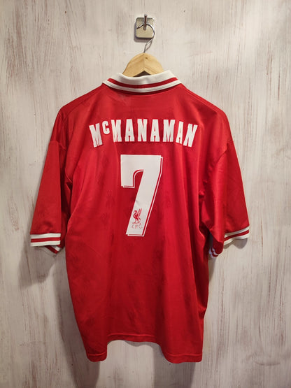 FC Liverpool 1996 1997 1998 home Size XL  shirt soccer football jersey McManaman