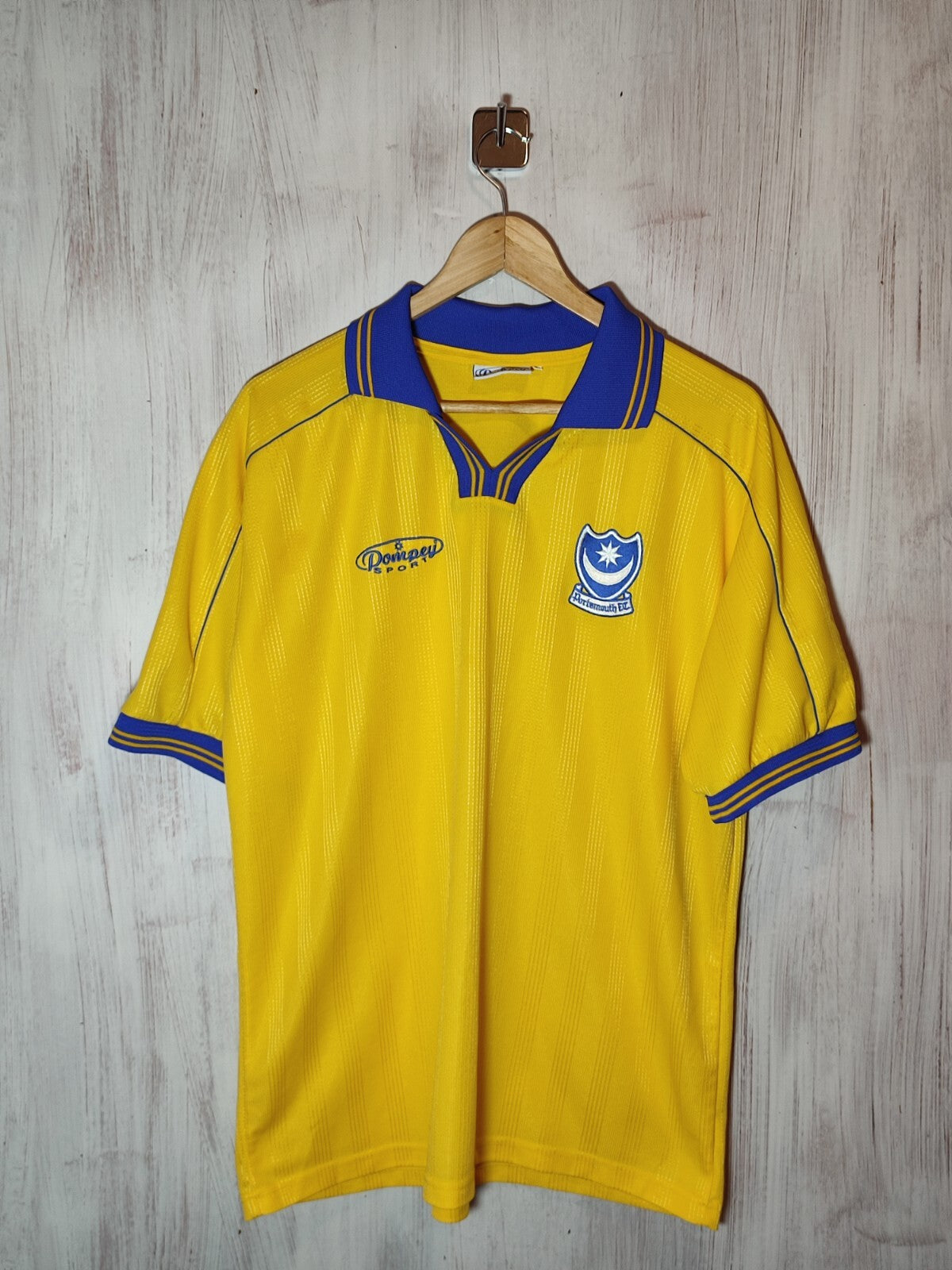 FC Portsmouth 1999 2000 away Size L shirt jersey football soccer maillot kit tee