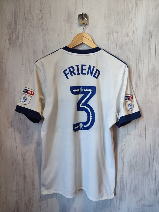 Middlesbrough 2017 2018 away Sz L Adidas football shirt jersey soccer kit Friend