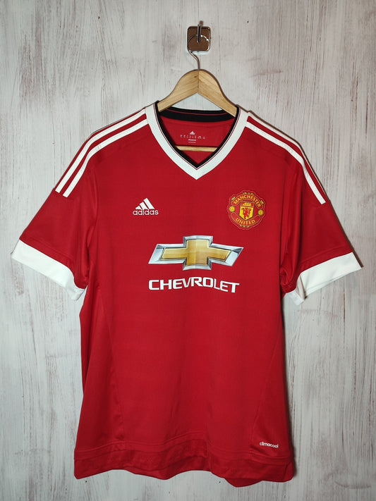 Manchester United 2015 2016 home Size XL Adidas soccer shirt jersey football kit
