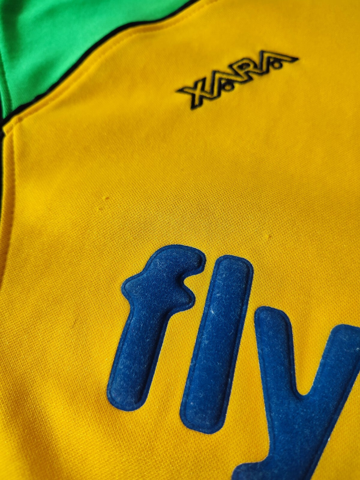 Norwich City 2006 2007 2008 home Sz M Xara shirt soccer football jersey kit tee