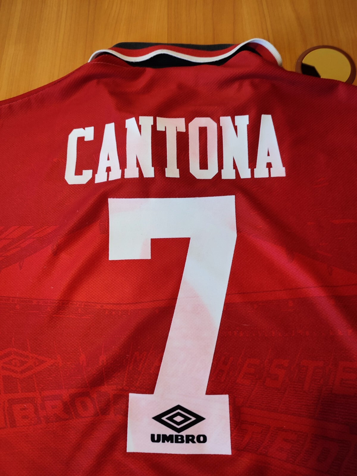 Manchester United 1994 1996 home Size L football shirt jersey soccer kit Cantona