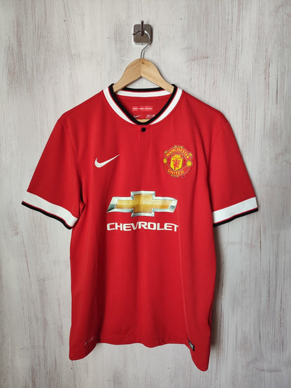 Manchester United 2014 2015 home Sz M Nike soccer shirt jersey football maillot