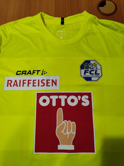 FC Luzern 2020 2021 goalkeeper Sz L Craft jersey shirt soccer football GK Jacot