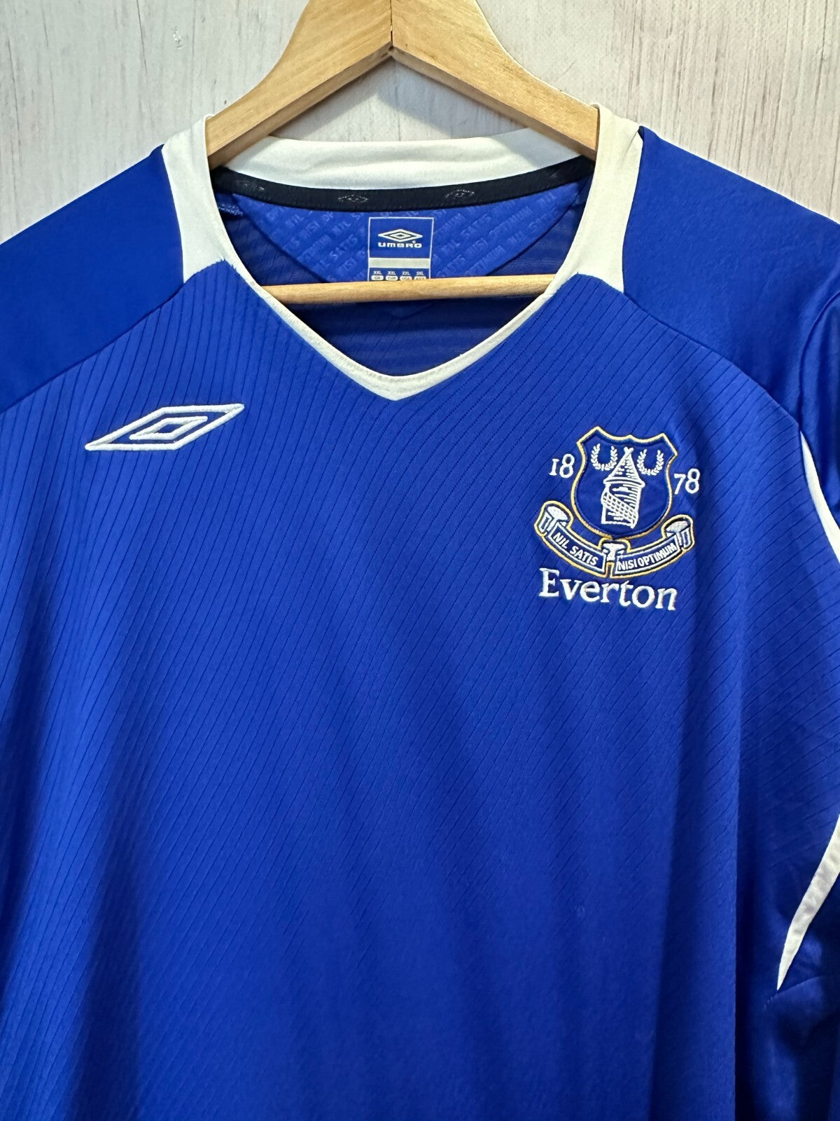 FC Everton 2008 2009 home Size 2XL Umbro football shirt jersey kit soccer XXL