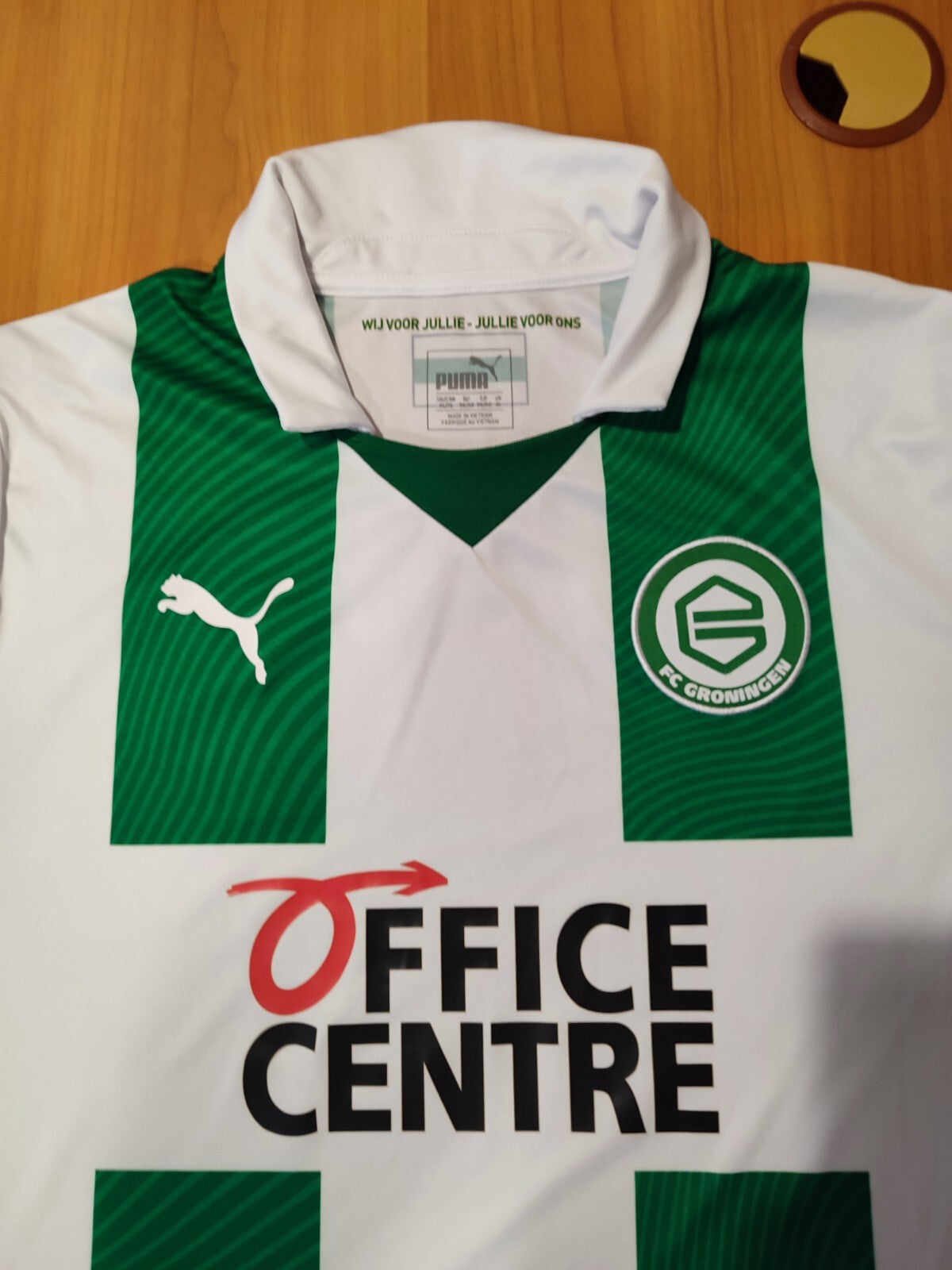 FC Groningen 2019 2020 home Size XL Puma football shirt soccer jersey kit tee