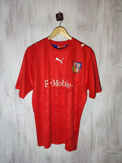 Czech Republic 2006 2007 2008 home Size L Puma shirt jersey football soccer kit