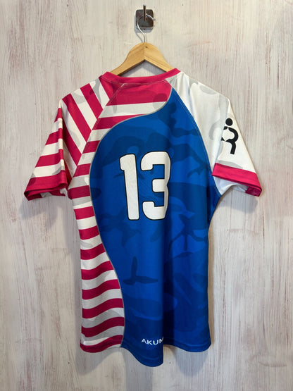 Akuma #13 Rugby and American football Size L jersey shirt kit tee Men's Large