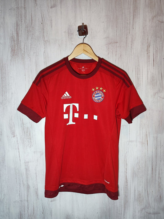 FC Bayern Munich 2015 2016 home Size S Adidas shirt jersey soccer kit football