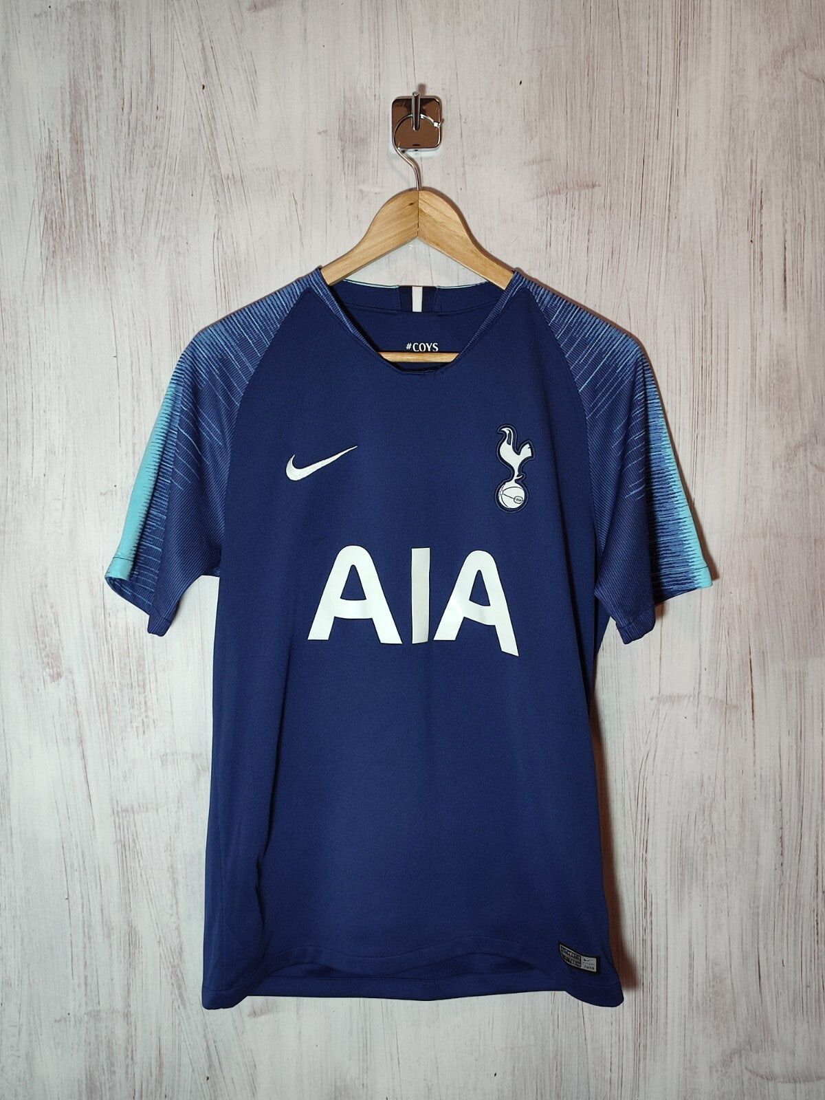Tottenham Hotspur 2018 2019 away Sz M shirt jersey soccer football kit Nike tee