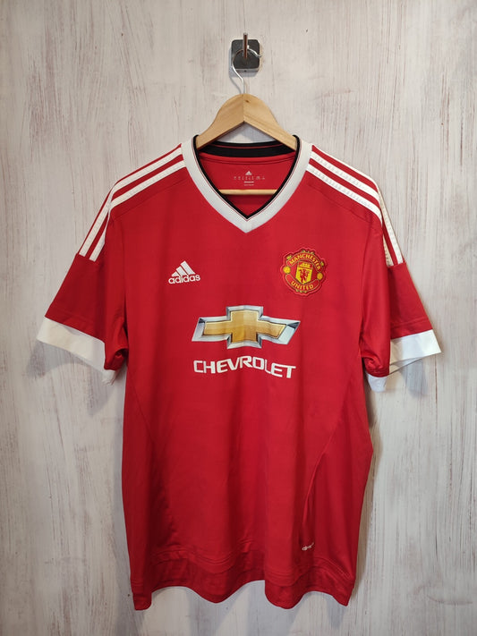 Manchester United 2015 2016 home Size XL Adidas soccer shirt jersey football kit